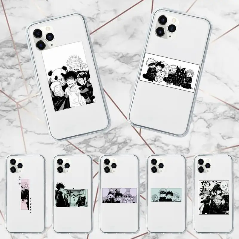 Jujutsu Kaisen Gojo Satoru anime manga Phone Case Transparent for iPhone 7 8 11 12 13 mini pro X XS XR MAX Plus
Jujutsu Kaisen Gojo Satoru anime manga Phone Case Transparent for iPhone 7 8 11 12 13 mini pro X XS XR MAX Plus