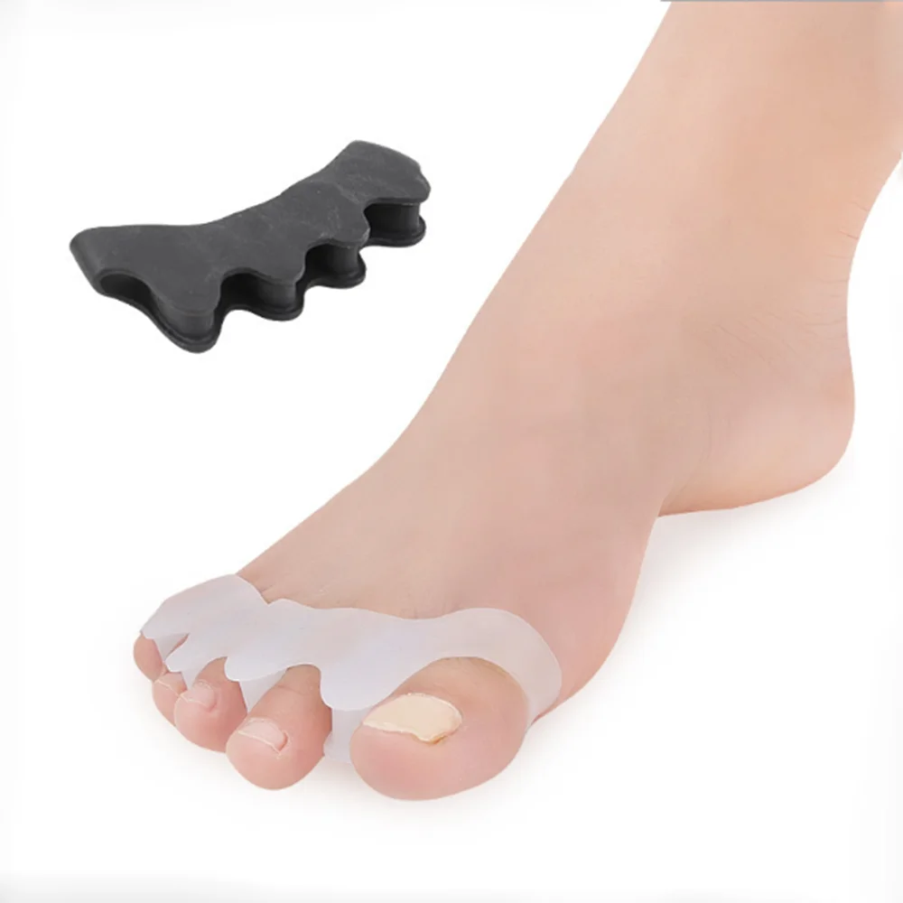 1 Pair Soft Silicone Toe Corrector Toe Separator Hallux Valgus Corrector Toe Brace and Posture Correct Toe Protector Foot Care
1 Pair Soft Silicone Toe Corrector Toe Separator Hallux Valgus Corrector Toe Brace and Posture Correct Toe Protector Foot Care
