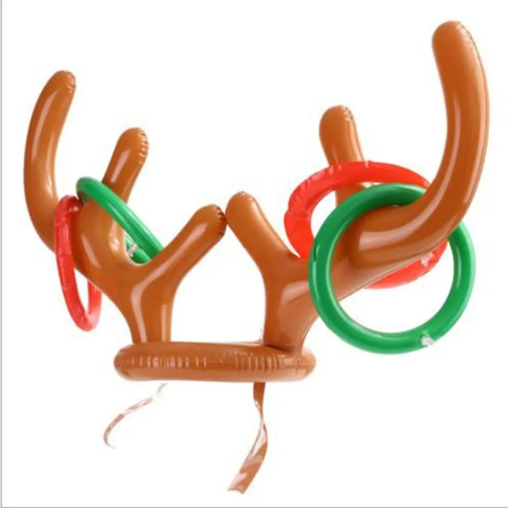 Inflatable Santa Funny Reindeer Antler Deer Head Hat Ring Toss Christmas Holiday Party Game Supplies Toys Christmas Accessories
Inflatable Santa Funny Reindeer Antler Deer Head Hat Ring Toss Christmas Holiday Party Game Supplies Toys Christmas Accessories