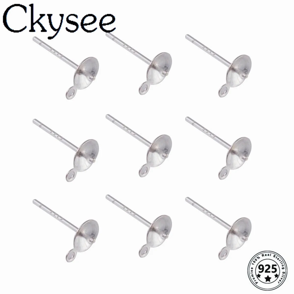 Ckysee 10 шт./лот серьги-гвоздики из стерлингового серебра 925 пробы настройки серьги-гвоздики поднос для ушей DIY жемчужные драгоценные камни юве...
Ckysee 10 шт./лот серьги-гвоздики из стерлингового серебра 925 пробы настройки серьги-гвоздики поднос для ушей DIY жемчужные драгоценные камни юве...