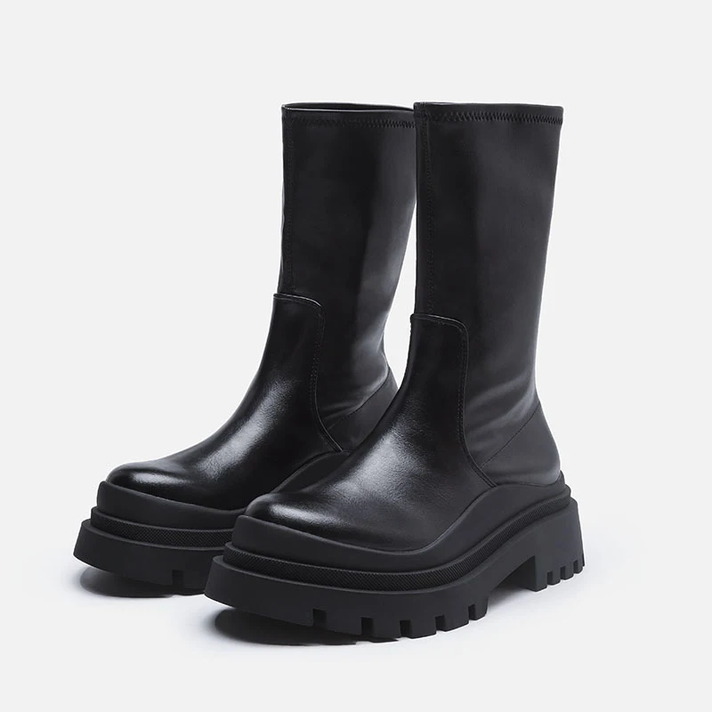 Women's Autumn Short Boots Thick-soled Chelsea Boots Round Toe Square Heel Boots Outdoor Non-slip Warm Martin Boots Casual Boots
Women's Autumn Short Boots Thick-soled Chelsea Boots Round Toe Square Heel Boots Outdoor Non-slip Warm Martin Boots Casual Boots