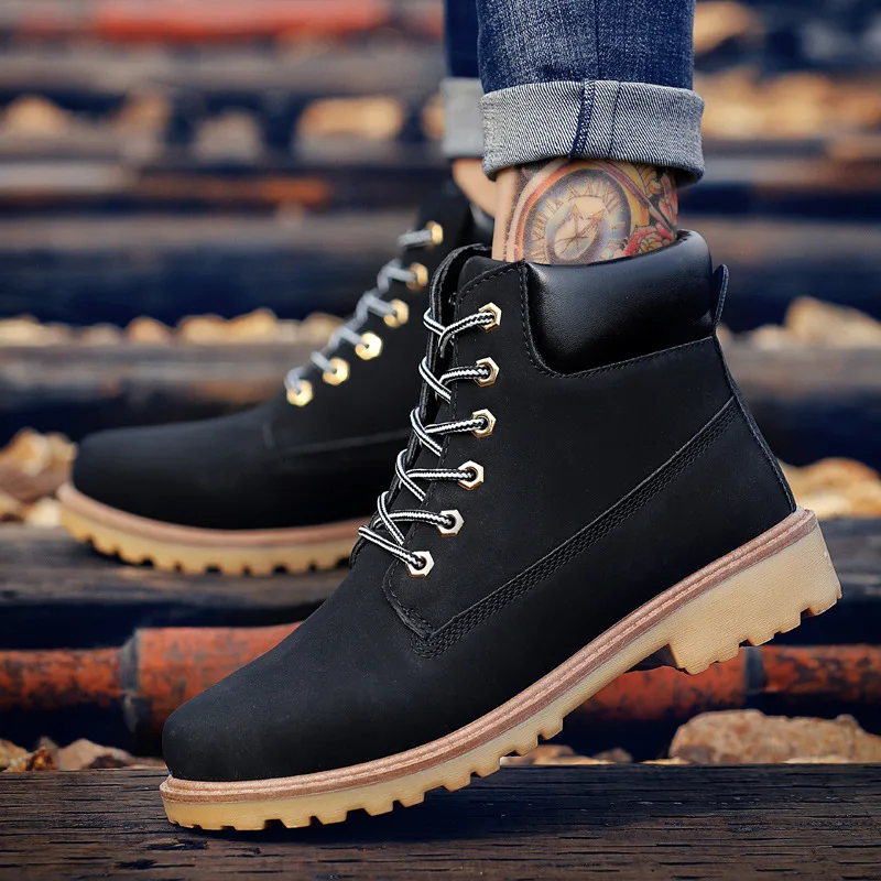 Mazefeng Men Boots Leather Spring Autumn Vintage Style Ankle Boots Men Lace Up Footwear Fashion Casual Shoes Men Botas Hombre
Mazefeng Men Boots Leather Spring Autumn Vintage Style Ankle Boots Men Lace Up Footwear Fashion Casual Shoes Men Botas Hombre