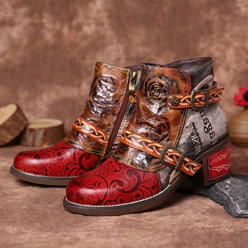 Autumn And Winter Boots Snake Print Color Matching Ethnic Style women's Leather Boots Martin Boots women's mid-heel 35-43
Autumn And Winter Boots Snake Print Color Matching Ethnic Style women's Leather Boots Martin Boots women's mid-heel 35-43