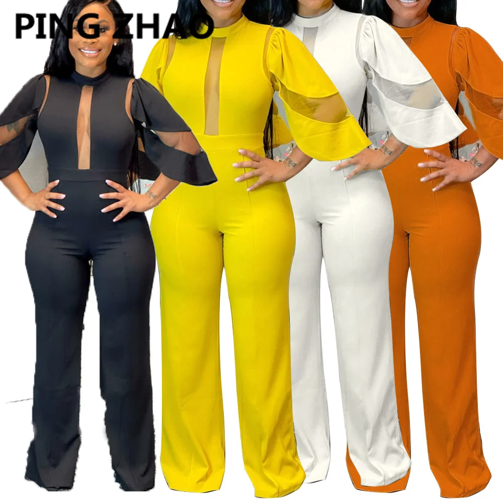 PING ZHAO Women Three Quarter Sleeve Cut Out O-Neck Bodycon Jumpsuit Sexy Club Night Straight Romper Playsuit
PING ZHAO Women Three Quarter Sleeve Cut Out O-Neck Bodycon Jumpsuit Sexy Club Night Straight Romper Playsuit