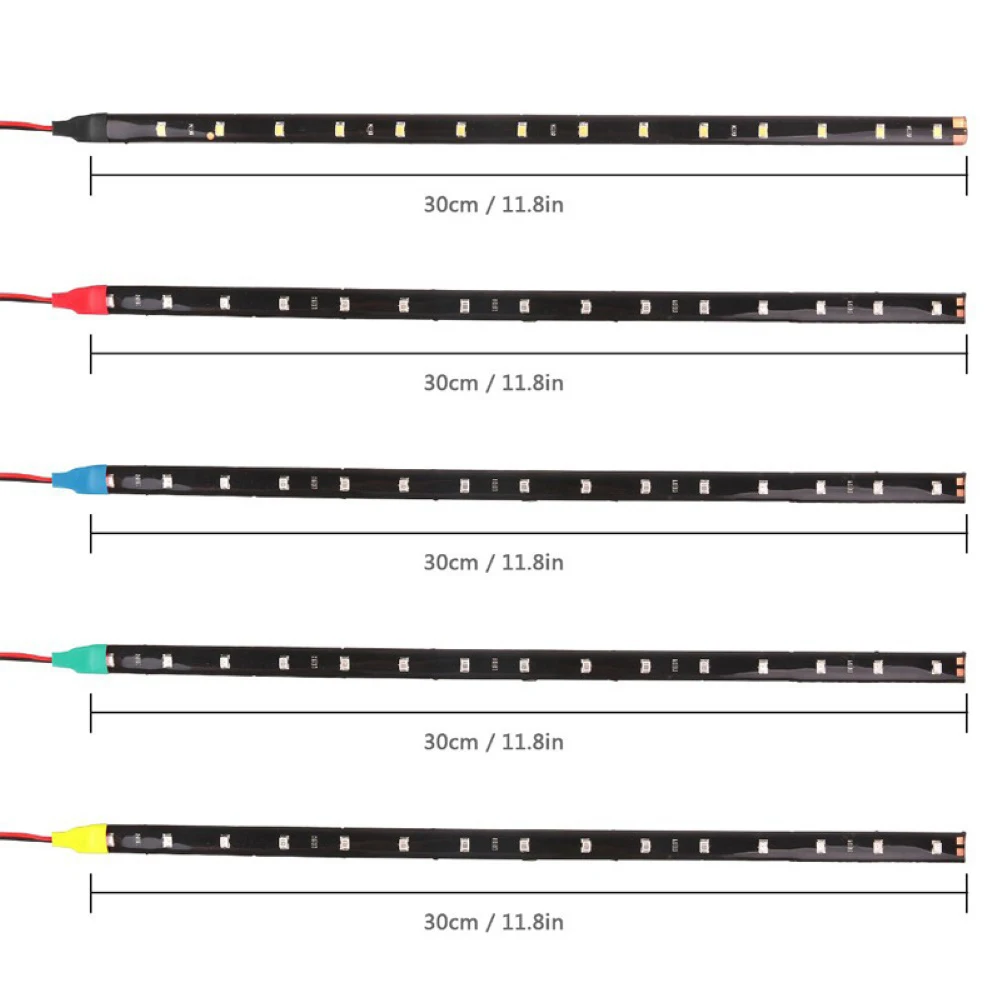 Car Atmosphere Light Lamp Waterproof DC12V 3528 SMD RGB 15LED Strip Light flexible Strip Light Auto Lamp Decoration Accessories
Car Atmosphere Light Lamp Waterproof DC12V 3528 SMD RGB 15LED Strip Light flexible Strip Light Auto Lamp Decoration Accessories