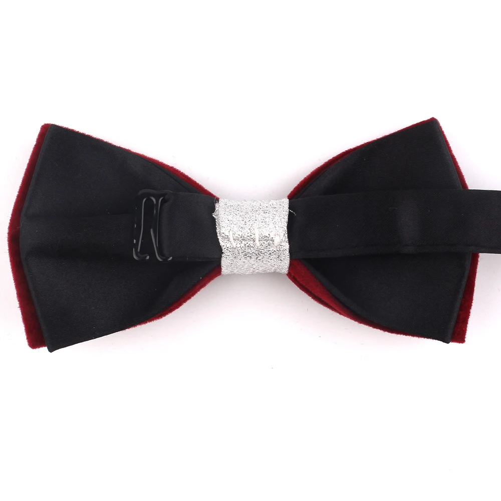 Wine Red Men Bow Tie Wedding Bowtie For Women Adult Claret Ties Butterfly Suits Cravats Groomsmen Bowties | Аксессуары для одежды