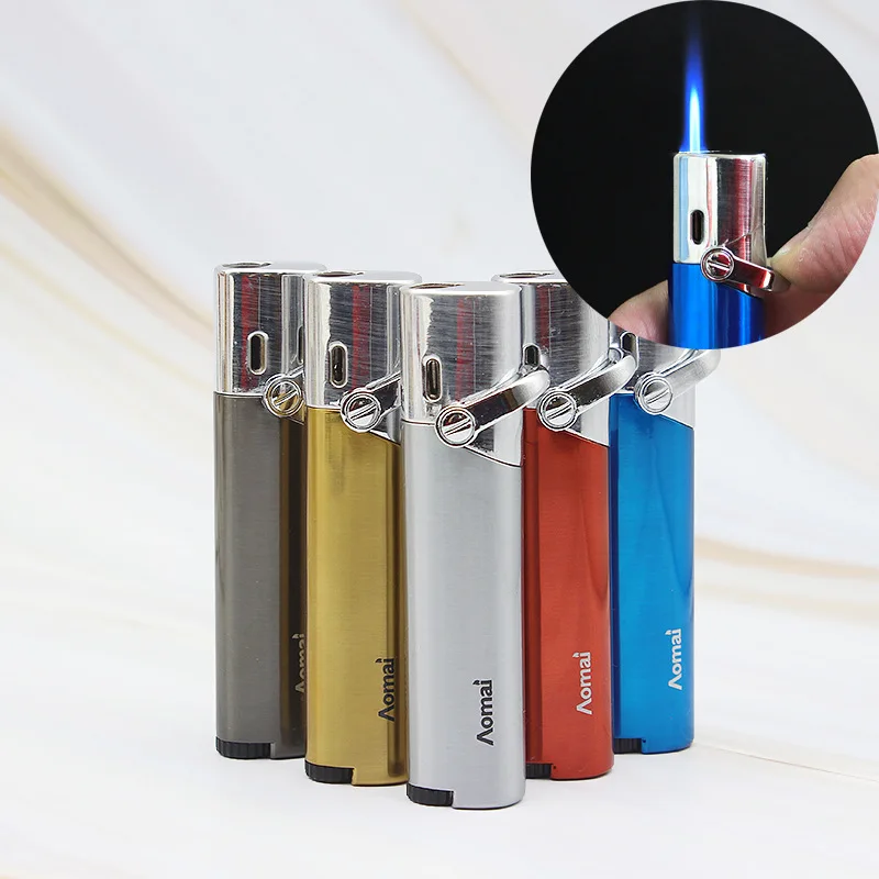 High Pressure Direct Injection Flame Windproof Inflatable Turbo Lighter Cigarette Accessories Cigar Multifunctional Ignition
High Pressure Direct Injection Flame Windproof Inflatable Turbo Lighter Cigarette Accessories Cigar Multifunctional Ignition