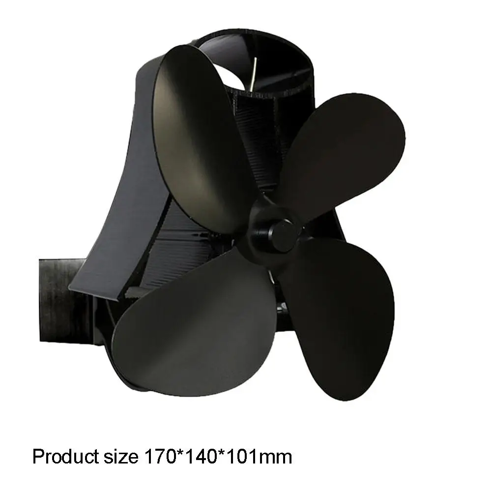 4 Blades Aluminum Stove Fan Heat Powered Burner Low Noise Heat Distribution Fan Heat Sink Home Ventilation Device
4 Blades Aluminum Stove Fan Heat Powered Burner Low Noise Heat Distribution Fan Heat Sink Home Ventilation Device
