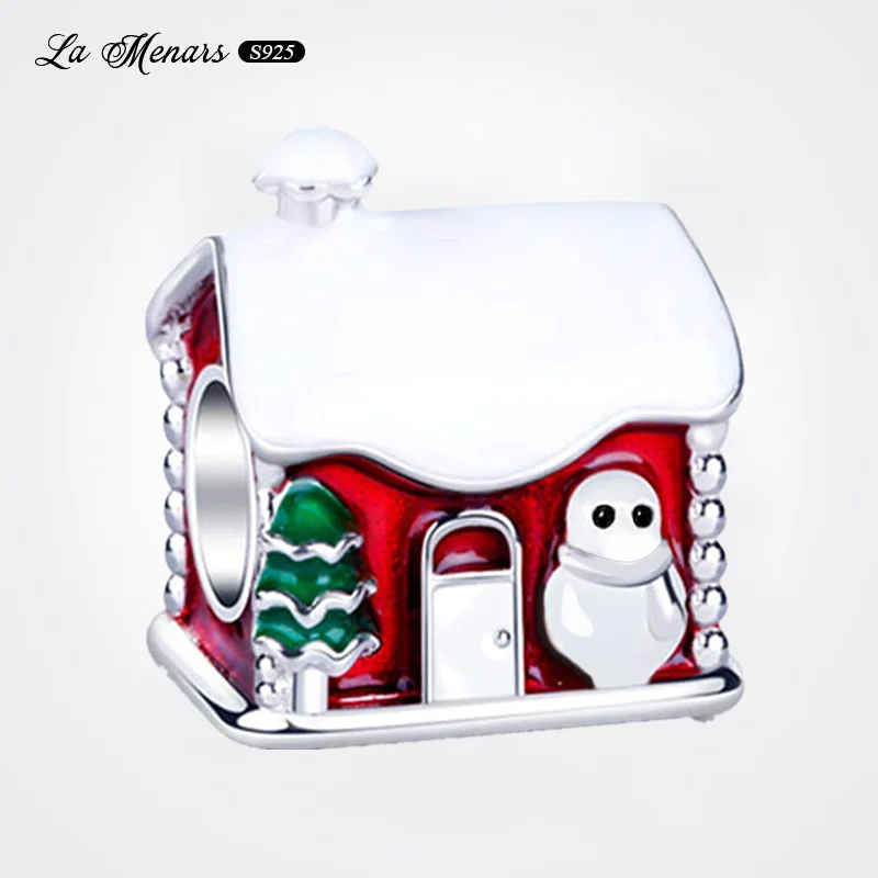 SSilver Plating Christmas House Bead Fit Original Brand Charm Bracelet For Woman Jewerly DIY Christmas Best Gifst
SSilver Plating Christmas House Bead Fit Original Brand Charm Bracelet For Woman Jewerly DIY Christmas Best Gifst