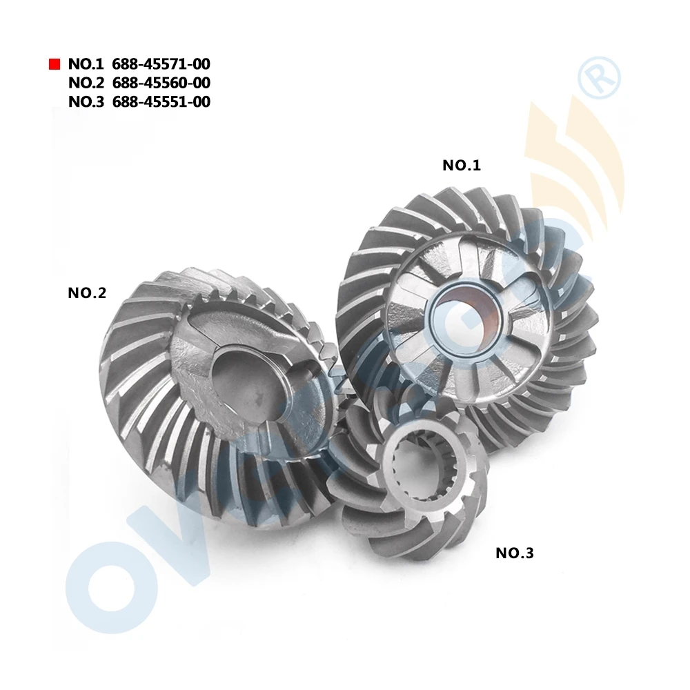 3pcs/set Gear Kit 688-45571 688-45560 688-45551 Replaces For Yamaha 75HP 85HP 90HP Outboard Motor
3pcs/set Gear Kit 688-45571 688-45560 688-45551 Replaces For Yamaha 75HP 85HP 90HP Outboard Motor