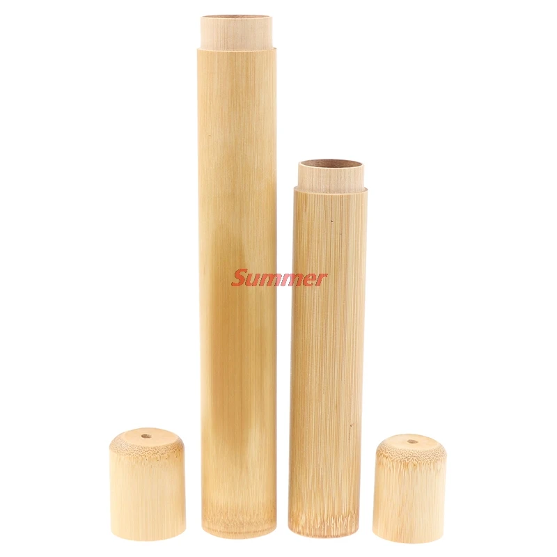 Hot Portable Eco Friendly Tube Shape Hand Made Storage Home Travel Toothbrush Holder Case With Lid Bamboo Carrier Organizer
Hot Portable Eco Friendly Tube Shape Hand Made Storage Home Travel Toothbrush Holder Case With Lid Bamboo Carrier Organizer