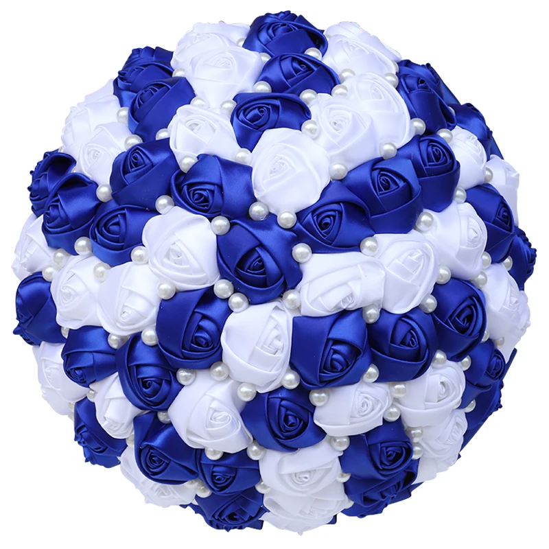 Large Royal Blue White Bride Wedding Bouquet with Ribbon Rose Pearl Sister Group Party Supplies Marriage Bouquets W322
Large Royal Blue White Bride Wedding Bouquet with Ribbon Rose Pearl Sister Group Party Supplies Marriage Bouquets W322