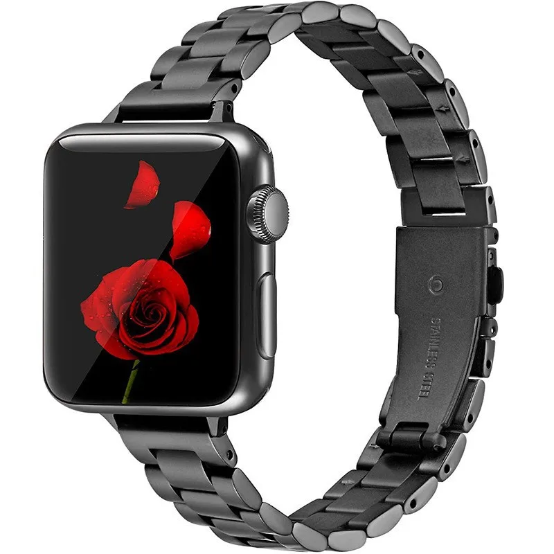 Ремешок из нержавеющей стали для Apple Watch Series 5, 40 мм, 44 мм, 42 мм, 38 мм
Ремешок из нержавеющей стали для Apple Watch Series 5, 40 мм, 44 мм, 42 мм, 38 мм