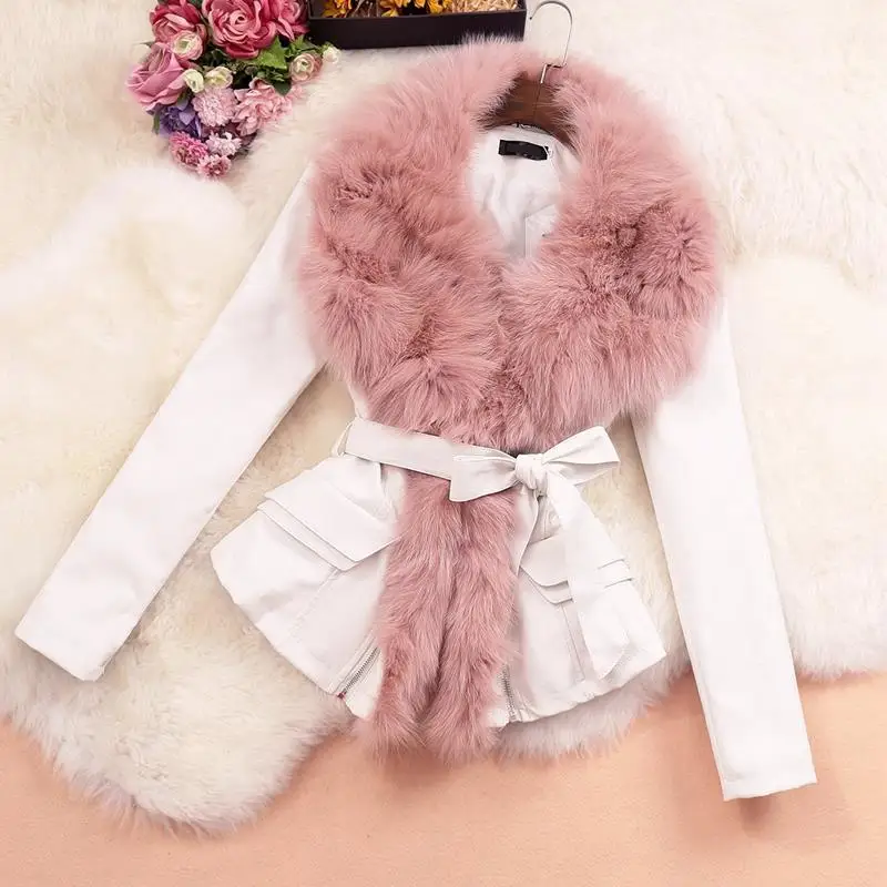 Women New 2021 Winter PU Leather Short Jackets Female Fashion Slim Coats Ladies Elegant Warm Faux Fur Jackets Outerwear C505
Women New 2021 Winter PU Leather Short Jackets Female Fashion Slim Coats Ladies Elegant Warm Faux Fur Jackets Outerwear C505