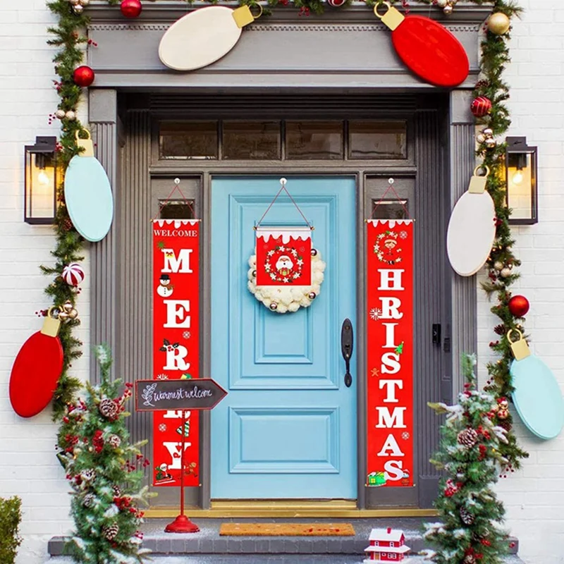 1 Set Merry Christmas Porch Door Banner Hanging Ornament & 4Pcs Christmas Tree Party Xmas Decor Santa Gift Candy Bags
1 Set Merry Christmas Porch Door Banner Hanging Ornament & 4Pcs Christmas Tree Party Xmas Decor Santa Gift Candy Bags