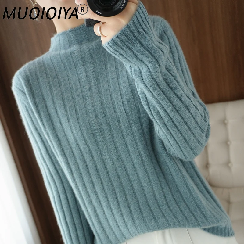 High-End Autumn Winter 100% Cashmere And Wool Sweater O-Neck Women's Female Loose Large Size Knitted Girl Clothes Tops Outwear
High-End Autumn Winter 100% Cashmere And Wool Sweater O-Neck Women's Female Loose Large Size Knitted Girl Clothes Tops Outwear