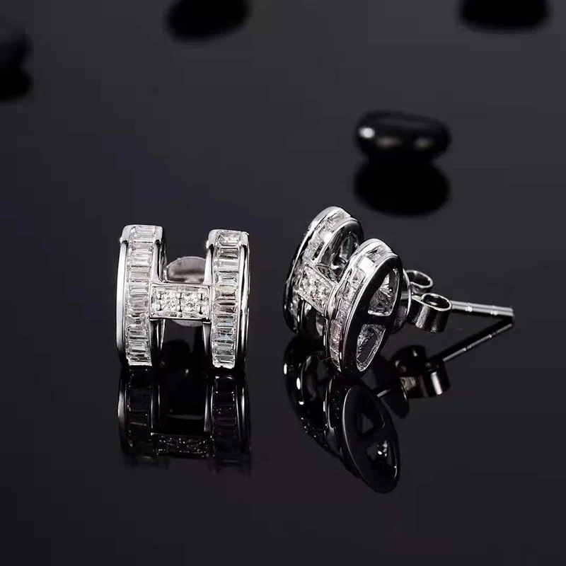 18K-Gold Au750 Real Diamond Geometric Stud Earring For Woman Trendy Sky Wedding Engagement Gift
18K-Gold Au750 Real Diamond Geometric Stud Earring For Woman Trendy Sky Wedding Engagement Gift
