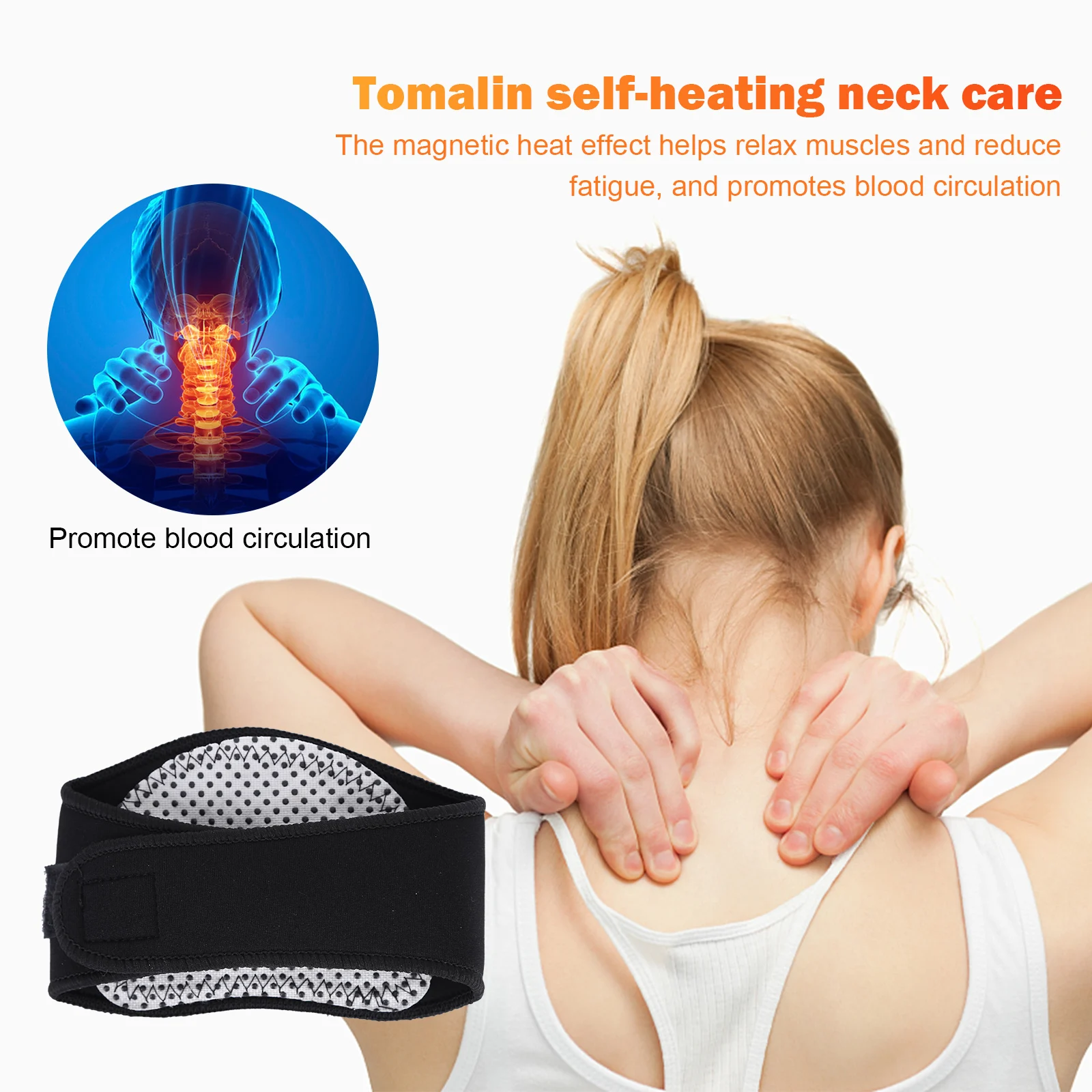 1pc Tourmaline Neck Brace Support Belt Band Self Heating Lower Neck Supports Magnetic Therapy Neck Massager Products
1pc Tourmaline Neck Brace Support Belt Band Self Heating Lower Neck Supports Magnetic Therapy Neck Massager Products
