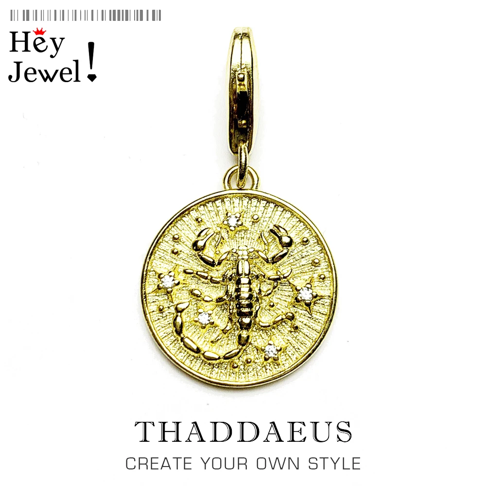 Zodiac Sign Scorpio Golden Charms Europe Jewelry Findings Accessories 925 Sterling Silver Fashion Jewelry Gift For Women Men
Zodiac Sign Scorpio Golden Charms Europe Jewelry Findings Accessories 925 Sterling Silver Fashion Jewelry Gift For Women Men