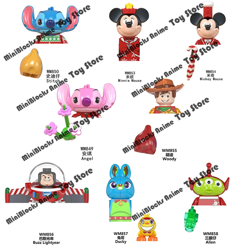 WM6076 WM6077 Disney Toy Story Mickey Buliding Block Bricks Mini Action Figures Kids Educational Assembly Toys Birthday Gifts
WM6076 WM6077 Disney Toy Story Mickey Buliding Block Bricks Mini Action Figures Kids Educational Assembly Toys Birthday Gifts