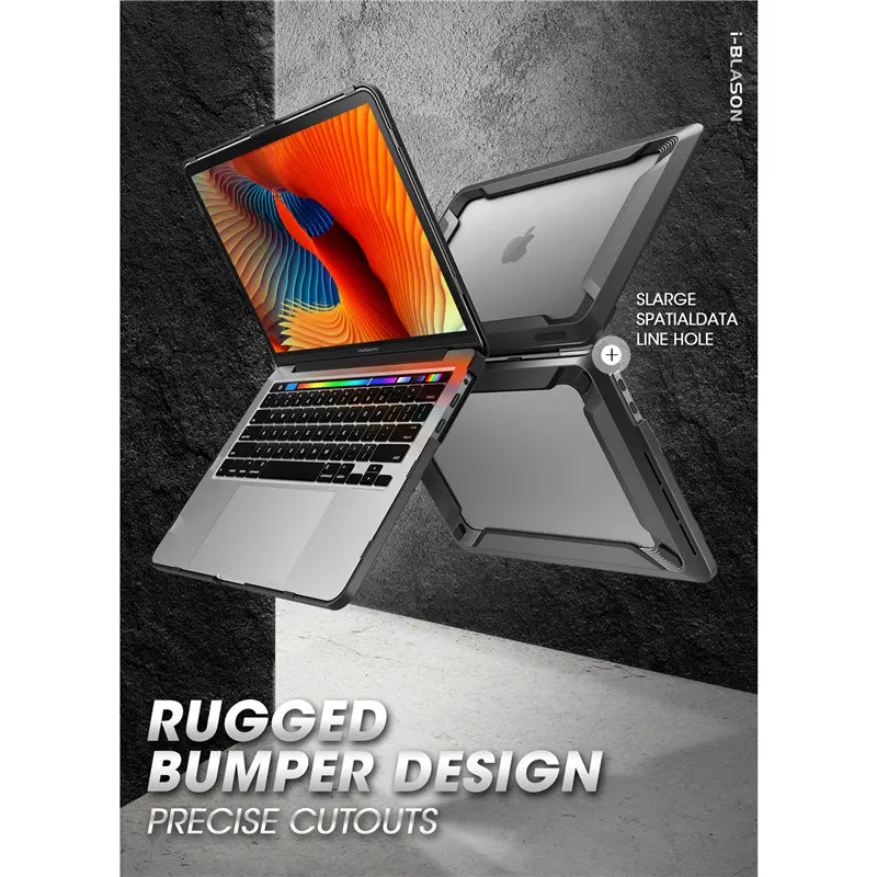 Чехол для MacBook Pro 16 (2019) сверхмощный противоударный чехол с бампером из ТПУ нового