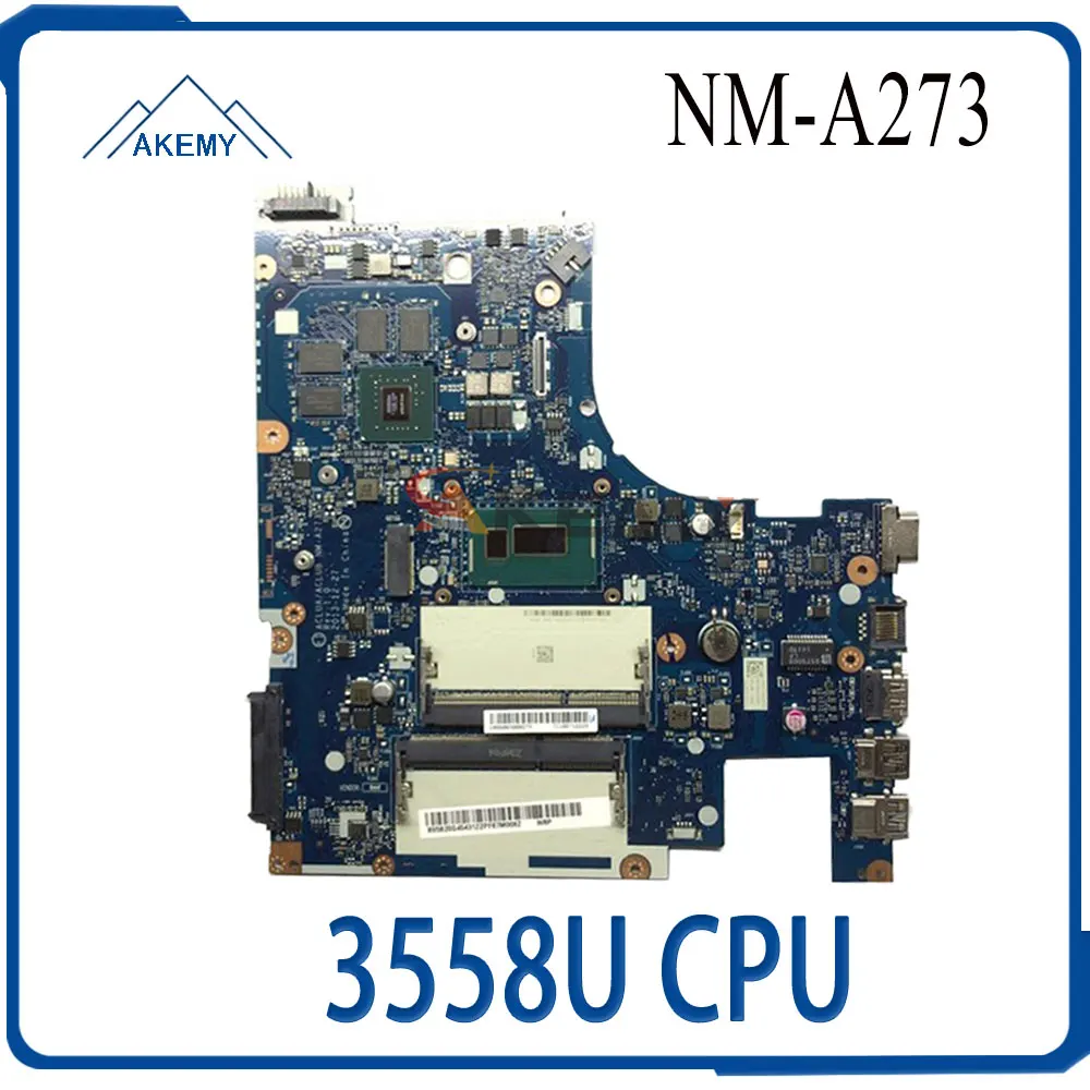 Akemy ACLUA/ACLUB NM-A273 For Lenovo Z50-70 G50-70M Notebook Motherboard CPU 3558U GT820M/GT840M 2G DDR3 100% Test Work
Akemy ACLUA/ACLUB NM-A273 For Lenovo Z50-70 G50-70M Notebook Motherboard CPU 3558U GT820M/GT840M 2G DDR3 100% Test Work