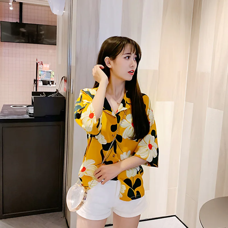 Pop Women Print Shirts Half Sleeves Floral Loose Slim Fit Thin Breathable Tops For Summer Pop 88
Pop Women Print Shirts Half Sleeves Floral Loose Slim Fit Thin Breathable Tops For Summer Pop 88