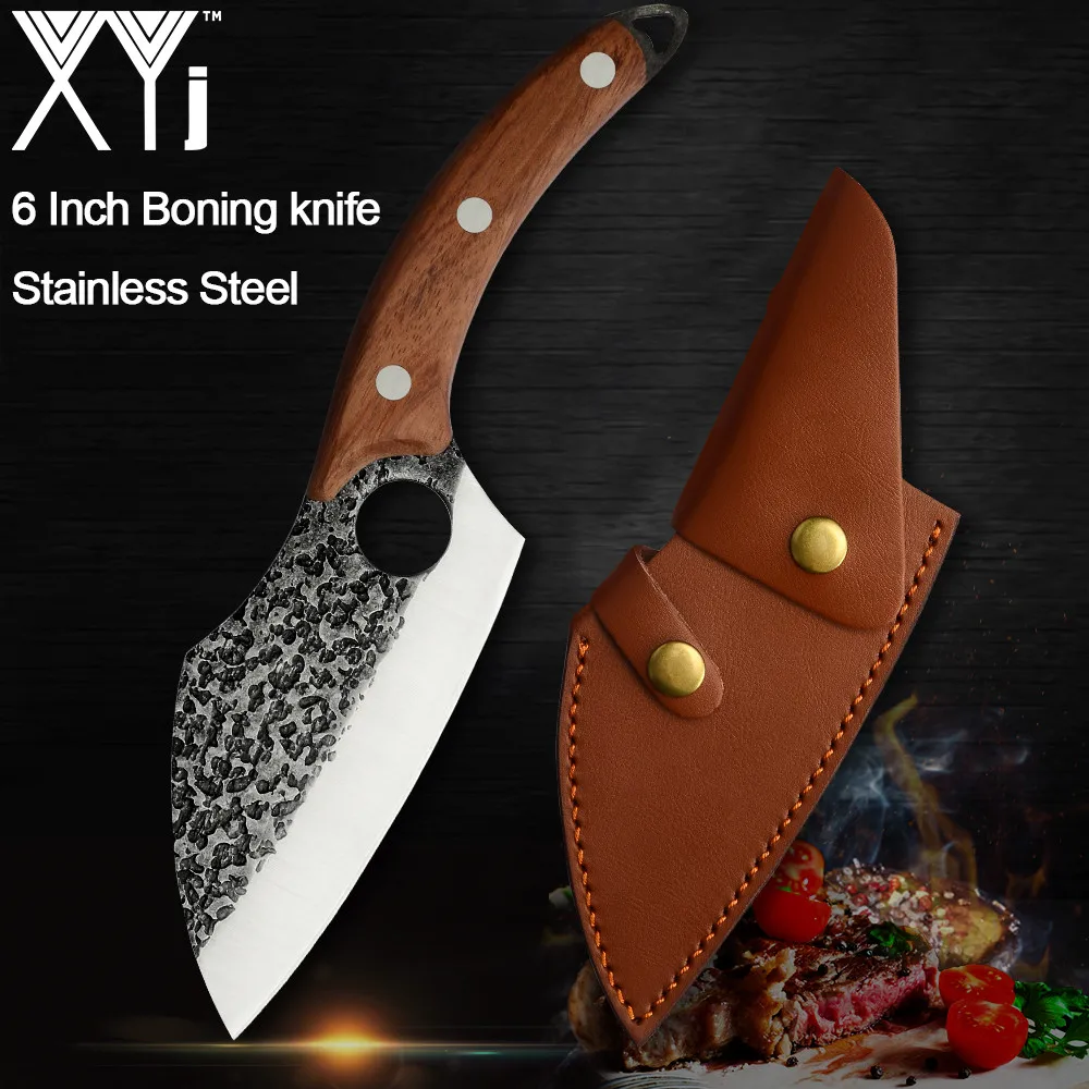 XYj Tactical Knife Set 6 INCH Stainless Steel Blade Cleaver Knife Sheath Cover Wood Handle Butcher Camping Hiking Tools
XYj Tactical Knife Set 6 INCH Stainless Steel Blade Cleaver Knife Sheath Cover Wood Handle Butcher Camping Hiking Tools