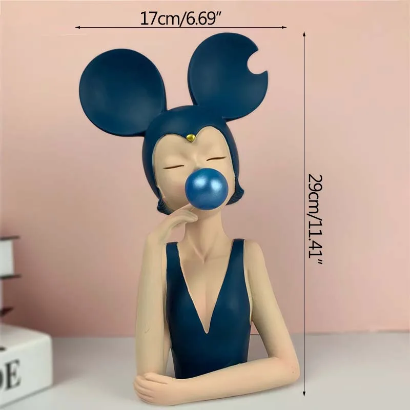 BOUSSAC Bubble Girl Sculpture Character Statue Creative Desktop Decor Art Ornament Retro Figurine Home Decoration Accessories
BOUSSAC Bubble Girl Sculpture Character Statue Creative Desktop Decor Art Ornament Retro Figurine Home Decoration Accessories