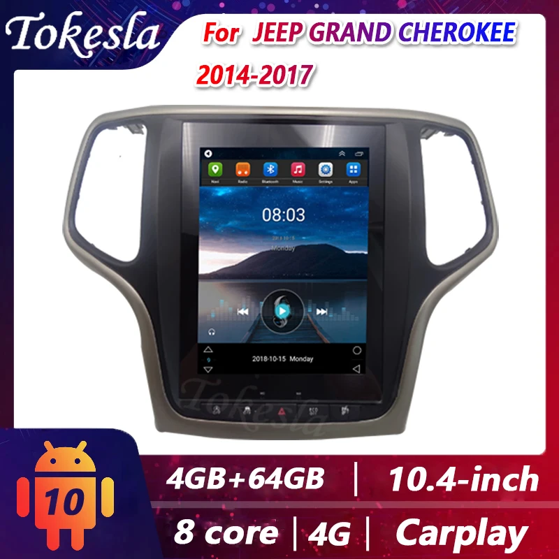 Car Central Multimedia Tesla For JEEP Grand Cherokee Andorid Radio Auto Video 2 Din Stereo Receiver DVD Player Carplay System 4G 
Car Central Multimedia Tesla For JEEP Grand Cherokee Andorid Radio Auto Video 2 Din Stereo Receiver DVD Player Carplay System 4G