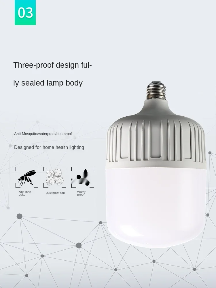 Energy Saving Bulb LED Lighting Household Ball Waterproof High Power 20W
Energy Saving Bulb LED Lighting Household Ball Waterproof High Power 20W
