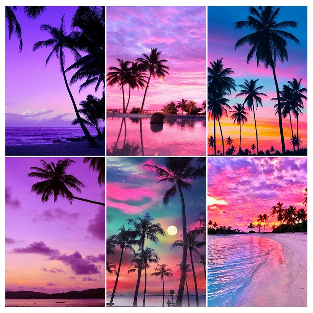 QIZITENG Diy Diamond Painting Landscape Square/Round Diamond Mosaic Embroidery Seaside Sunset Set Home Decoration New Year Gift
QIZITENG Diy Diamond Painting Landscape Square/Round Diamond Mosaic Embroidery Seaside Sunset Set Home Decoration New Year Gift