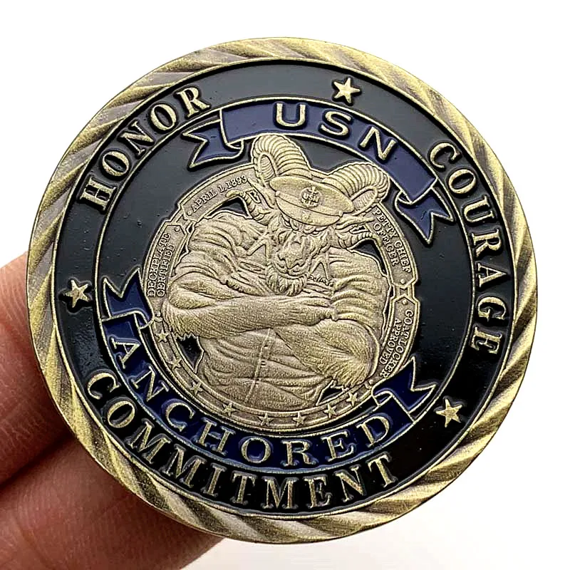 Сувенирная монета, с бронзовым покрытием, ВМС США, памятные коллекционные монеты
Сувенирная монета, с бронзовым покрытием, ВМС США, памятные коллекционные монеты
