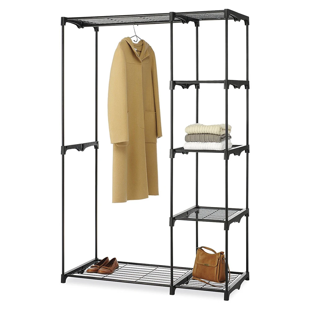 【US Warehouse】Portable Practical Five-tier Wardrobe without Cloth Cover Black shipping USA
【US Warehouse】Portable Practical Five-tier Wardrobe without Cloth Cover Black shipping USA