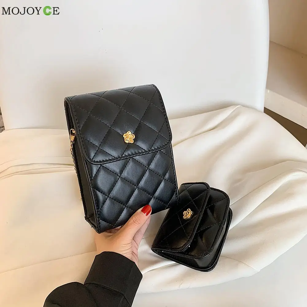 Fashion Women PU Leather Lattice Pattern Shoulder Crossbody Messenger Bag Casual Ladies Chain Solid Color Mini Handbags Flap
Fashion Women PU Leather Lattice Pattern Shoulder Crossbody Messenger Bag Casual Ladies Chain Solid Color Mini Handbags Flap