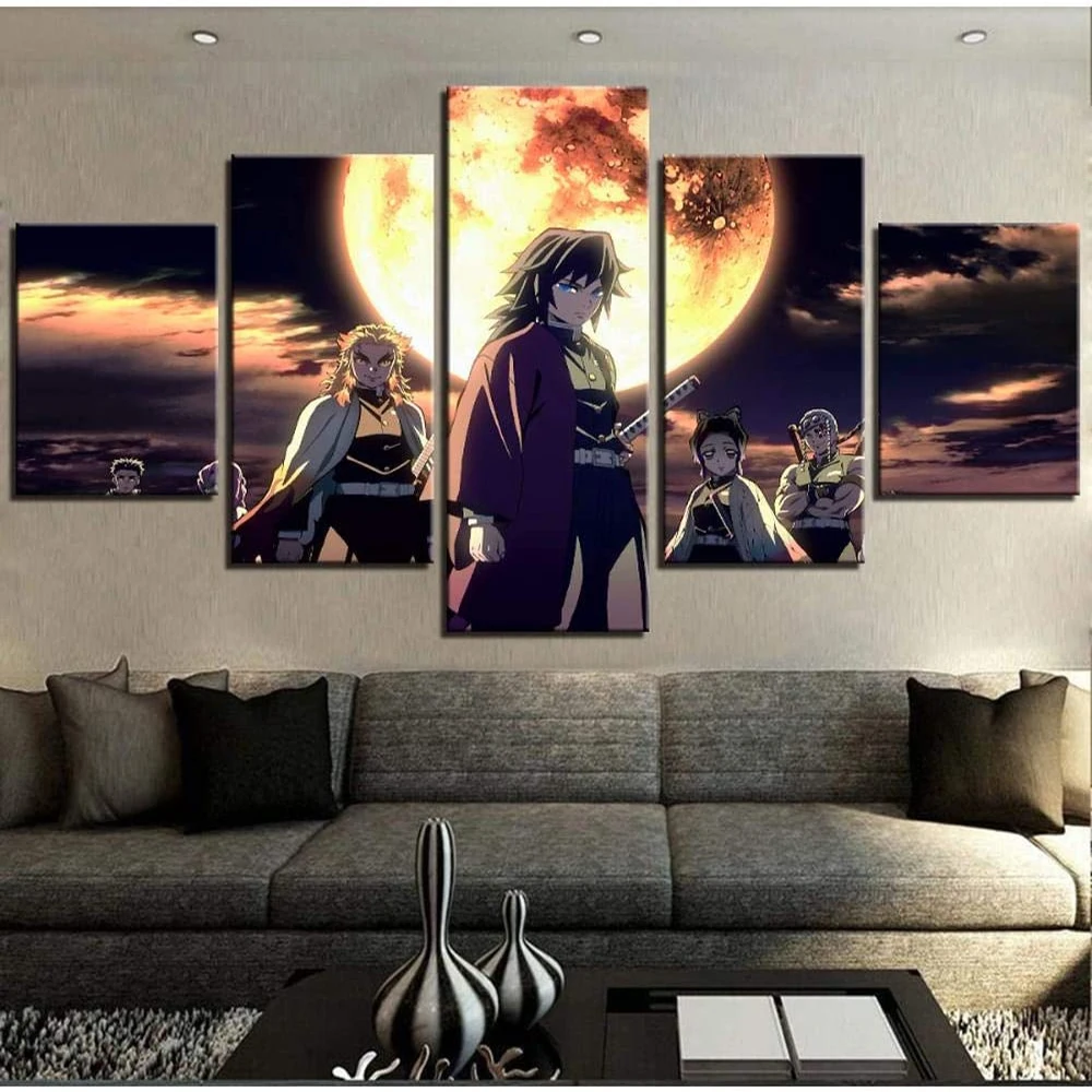 5 Pieces Wall Art Canvas Paintings Prints Japan Anime Figure Manga Poster Vampire Hunter Pictures Modern Home Bedroom Decoration
5 Pieces Wall Art Canvas Paintings Prints Japan Anime Figure Manga Poster Vampire Hunter Pictures Modern Home Bedroom Decoration
