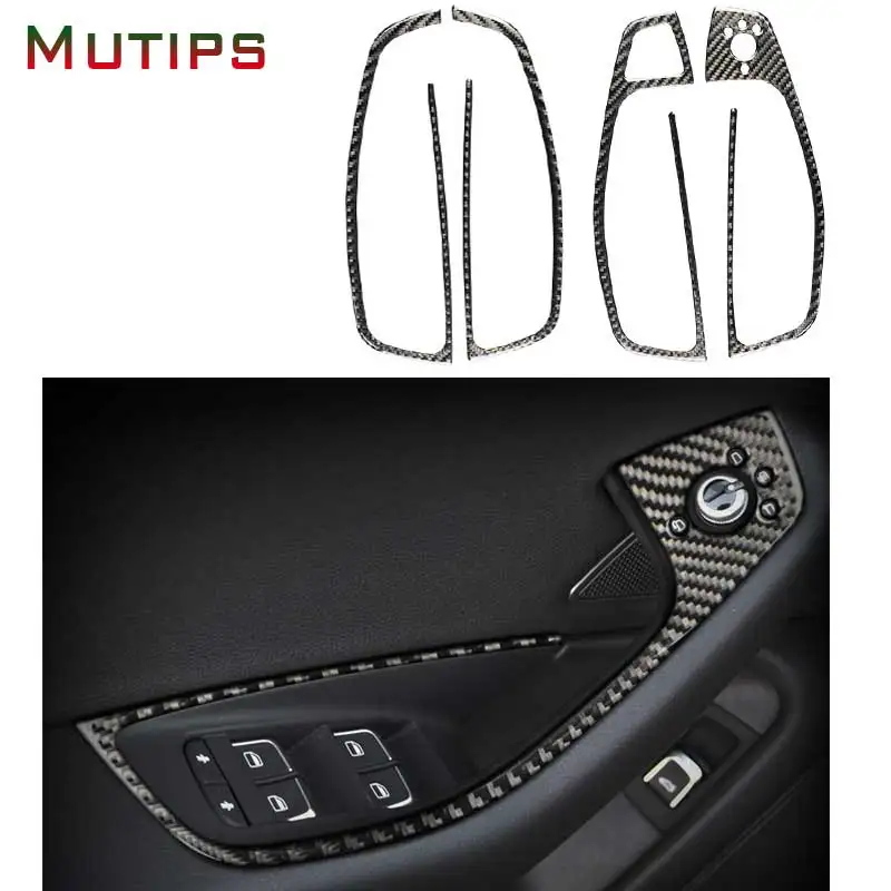 Mutips car window lifter panel cover carbon fiber armrest trim frame decoration accessories styling for Audi A6 A7 2012-2018
Mutips car window lifter panel cover carbon fiber armrest trim frame decoration accessories styling for Audi A6 A7 2012-2018
