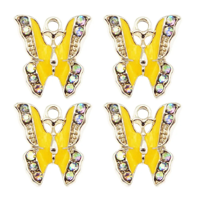 3 шт. Модные Эмаль талисманы с изображением бабочек серьги подвеска для брелок браслет Броши Браслет Брелок Mix Мода подарок 
3 шт. Модные Эмаль талисманы с изображением бабочек серьги подвеска для брелок браслет Броши Браслет Брелок Mix Мода подарок