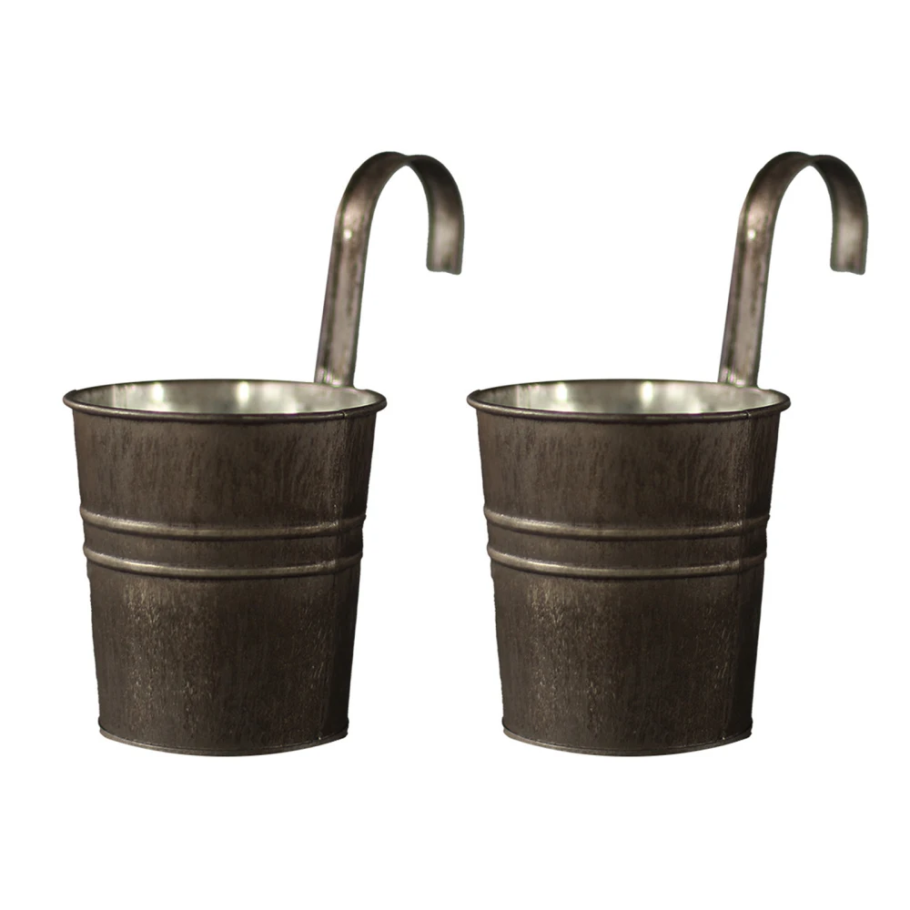 Flower Vase Iron Flowerpot Bucket Home Outdoor Vintage Hanging Balcony 8x10.5cm Garden Black Decor Plant Holders
Flower Vase Iron Flowerpot Bucket Home Outdoor Vintage Hanging Balcony 8x10.5cm Garden Black Decor Plant Holders