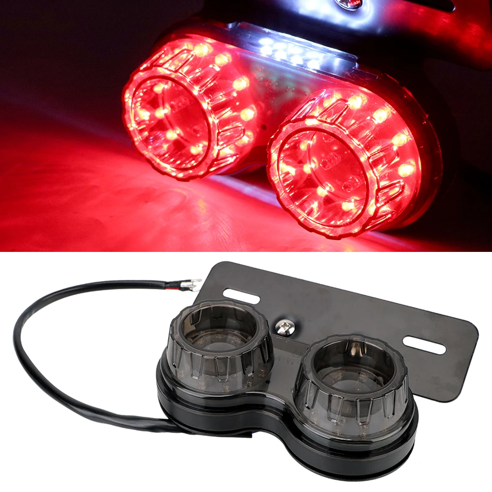 Brake Licence Plate Holder Light Motorcycle LED Tail Light Universal 12V Motorcycle Accessories Twin Dual Turn Signal Light
Brake Licence Plate Holder Light Motorcycle LED Tail Light Universal 12V Motorcycle Accessories Twin Dual Turn Signal Light