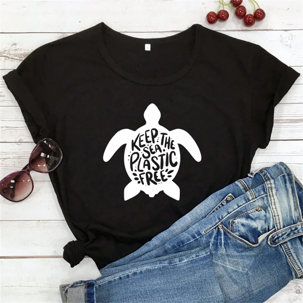 New Arrival T-shirt Funny Save A Turtle Ethical Tshirt Trendy Women Short Sleeve Graphic Vegan Top Tee TX5517
New Arrival T-shirt Funny Save A Turtle Ethical Tshirt Trendy Women Short Sleeve Graphic Vegan Top Tee TX5517