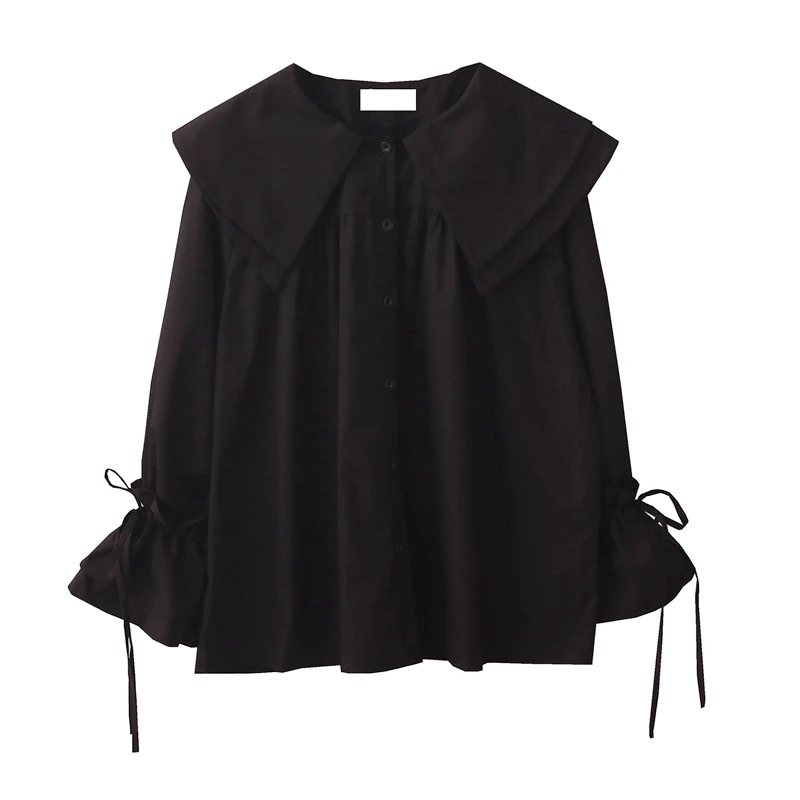 TVOVVIN Women Shirts Solid Peter Pan Collar Flare Sleeve Spring Japan Style Blouses Vintage Kawaii Buttons Bow Blusas Mujer 6SN2
TVOVVIN Women Shirts Solid Peter Pan Collar Flare Sleeve Spring Japan Style Blouses Vintage Kawaii Buttons Bow Blusas Mujer 6SN2