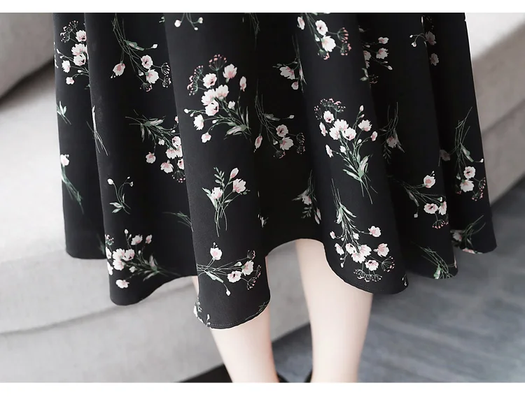 Deivor spring new Floral Chiffon cool wind ins super hot dress women's summer A-line long high waist thin
Deivor spring new Floral Chiffon cool wind ins super hot dress women's summer A-line long high waist thin
