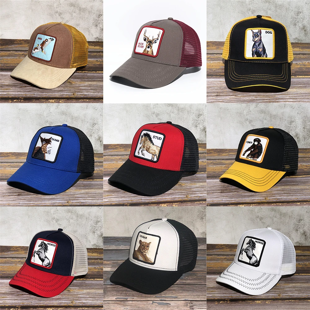 New Dog Series Sky Horse and Donkey Baseball Cap Animal Exquisite Embroidery Anime Cute Mesh Men's Sunshade Truck Driver hats
New Dog Series Sky Horse and Donkey Baseball Cap Animal Exquisite Embroidery Anime Cute Mesh Men's Sunshade Truck Driver hats
