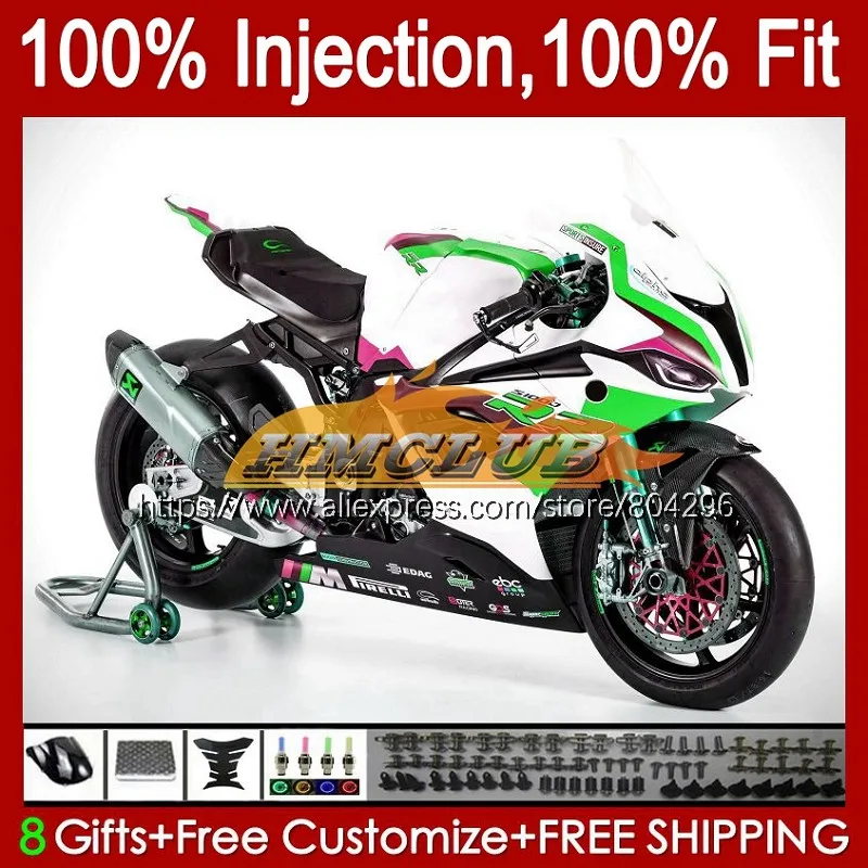 OEM Injection For BMW S1000 RR S1000-RR S 1000 Green white RR CC 68No.23 S1000RR 19 20 21 S 1000RR 2019 2020 2021 Fairings Kit
OEM Injection For BMW S1000 RR S1000-RR S 1000 Green white RR CC 68No.23 S1000RR 19 20 21 S 1000RR 2019 2020 2021 Fairings Kit