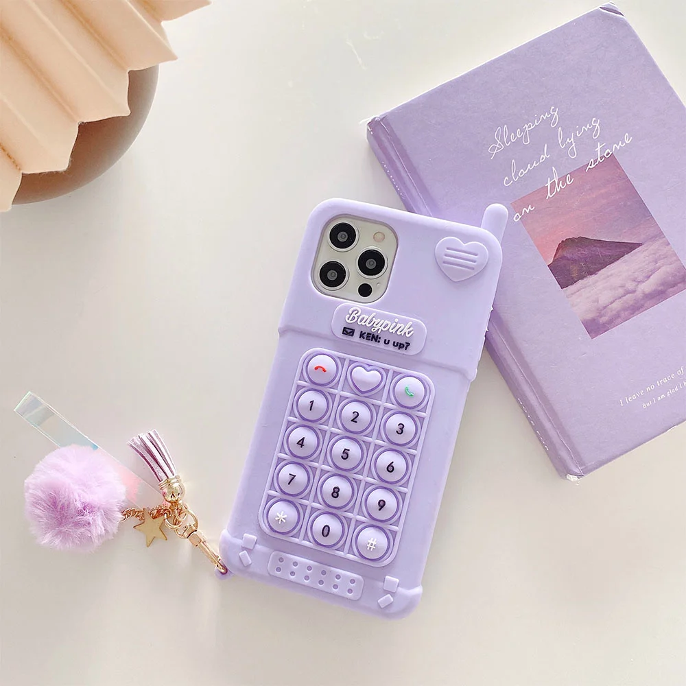 Push It Relieve Stress Case For iphone 12 Pro Max X 8 7 plus SE 2020 XS XR 11Pro Max Pop Fidget Toy Cellphone Cover With Pendant
Push It Relieve Stress Case For iphone 12 Pro Max X 8 7 plus SE 2020 XS XR 11Pro Max Pop Fidget Toy Cellphone Cover With Pendant
