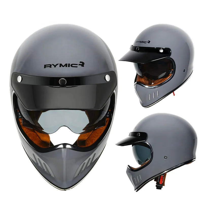zq Helmet Full Face Helmet Covered Men's and Women's Motorcycle Personality Cool Motorcycle Four Seasons Light Type
zq Helmet Full Face Helmet Covered Men's and Women's Motorcycle Personality Cool Motorcycle Four Seasons Light Type