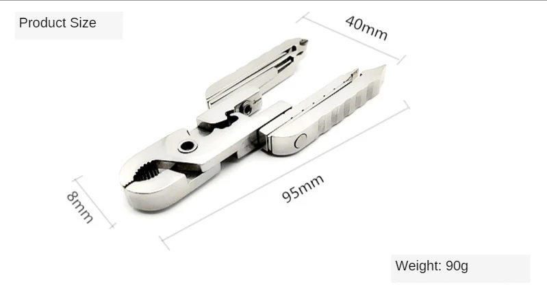 EDC Stainless Steel Outdoor Portable Multi Tool Pliers Knife Key chain Screwdriver Multi Tools Mini Pliers Herramientas Tool
EDC Stainless Steel Outdoor Portable Multi Tool Pliers Knife Key chain Screwdriver Multi Tools Mini Pliers Herramientas Tool