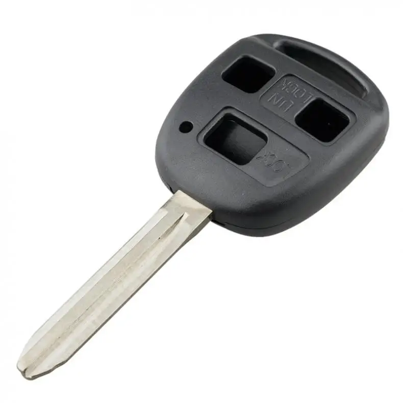 3 Buttons Black Durable Plastic Car Remote Key Shell Replacement with Rubber Button Pad and TOY43 Blade fit for Toyota 
3 Buttons Black Durable Plastic Car Remote Key Shell Replacement with Rubber Button Pad and TOY43 Blade fit for Toyota