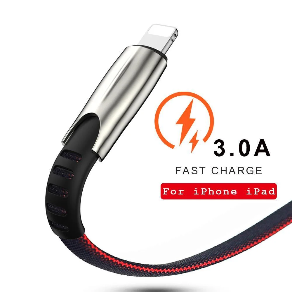 USB Charger Cable 3A Fast Charging Cord For apple iPhone 11 12 Pro Xs Max X XR 8 7 6 6s Plus 5s SE iPad Mini Data Long Wire 3M
USB Charger Cable 3A Fast Charging Cord For apple iPhone 11 12 Pro Xs Max X XR 8 7 6 6s Plus 5s SE iPad Mini Data Long Wire 3M